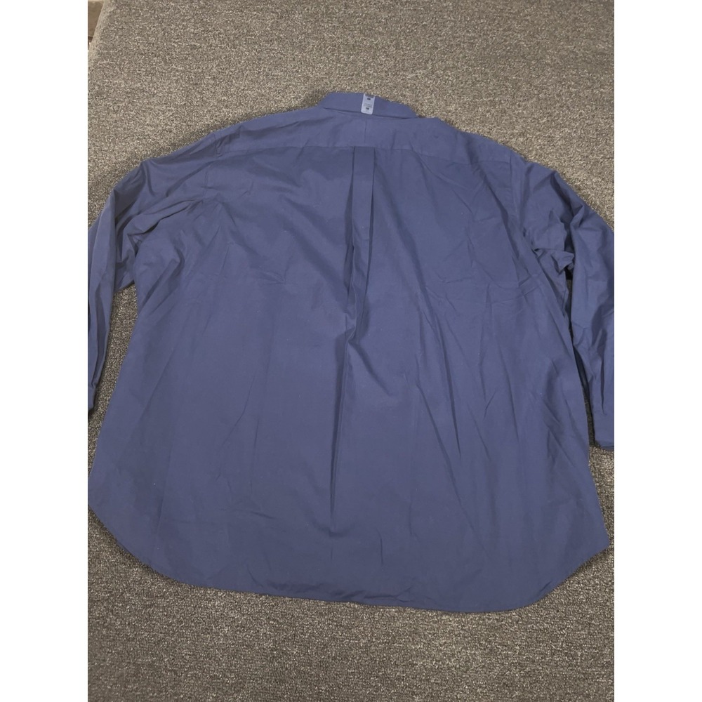 New Ralph Lauren Shirt Men 3XB Blue Button Down Dress Stretch Preppy Long Sleeve - Picture 3 of 6